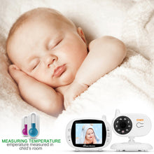 Load image into Gallery viewer, 3.5" Audio Video Baby Monitor Wireless Digital Camera Night Vision Safety Viewer