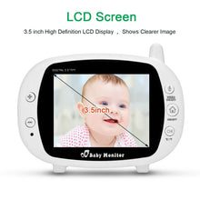 Load image into Gallery viewer, 3.5" Audio Video Baby Monitor Wireless Digital Camera Night Vision Safety Viewer