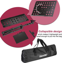 Load image into Gallery viewer, Foldable Adjustable Music Stand Sheet Holder Tripod Base Metal with Carry Bag