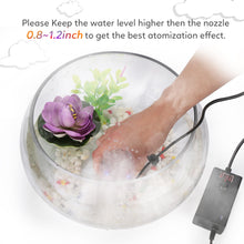 Load image into Gallery viewer, FITNATE Mist Maker Fogger ,12 LED Color Changing Fog Atomizer Air Humidifier, With Adjustable Fog Controller, For Water Fountain, Pond ,Fish Tank, Rockery, Halloween and Other Holidays