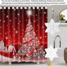 Load image into Gallery viewer, 12pcs Snowflake Anti-Rust Tie Backs Shower Curtain Hooks for Bathroom Decorative