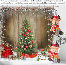 Load image into Gallery viewer, 12pcs Christmas Elk Shower Curtain Anti-Rust Hooks for Home Bathroom Decorative