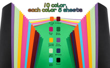 Load image into Gallery viewer, Image Poster Board 10 Assorted Colors A3 Size For Arts Crafts Exhibits (Pack of 50)