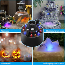Load image into Gallery viewer, FITNATE 350ml/H Ultrasonic Mist Maker Fogger Metal Atomizer with Removable Splash Guard for Water Fountain Pond Pot Rockery Sink
