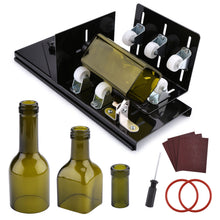 Load image into Gallery viewer, Fixm Glass Bottle Cutter Upgraded Version, Round, Square Bottles and Bottlenecks, Suitable for Bottles of Wine, Beer, Whisky, Champagne, Water and Soda(Black)