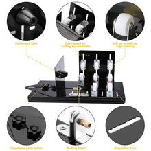 Load image into Gallery viewer, Fixm Glass Bottle Cutter Upgraded Version, Round, Square Bottles and Bottlenecks, Suitable for Bottles of Wine, Beer, Whisky, Champagne, Water and Soda(Black)