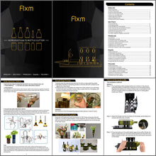 Load image into Gallery viewer, Fixm Glass Bottle Cutter Upgraded Version, Round, Square Bottles and Bottlenecks, Suitable for Bottles of Wine, Beer, Whisky, Champagne, Water and Soda(Black)