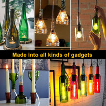 Load image into Gallery viewer, Fixm Glass Bottle Cutter Upgraded Version, Round, Square Bottles and Bottlenecks, Suitable for Bottles of Wine, Beer, Whisky, Champagne, Water and Soda(Black)