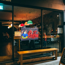 Load image into Gallery viewer, FITNATE Neon COFFEE Sign Light, 3D Art USB Powered LED Open Display Board Decorate