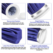 Load image into Gallery viewer, 3Pack Reusable Ice Bag Pain Relief Heat Pack Sports Injury First Aid 6 9 11 inch