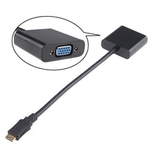 Load image into Gallery viewer, AGPtek 1080P Mini HDMI to VGA Female Video Cable Converter for PC DVD HDTV