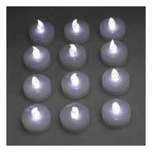Load image into Gallery viewer, 60pcs Cool White LED Candle Light Flameless Tealight Coin Battery Operated Party