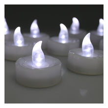Load image into Gallery viewer, 60pcs Cool White LED Candle Light Flameless Tealight Coin Battery Operated Party