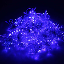 Load image into Gallery viewer, 3Mx3M 300 LED Starry Fairy Curtains Light Indoor/Outdoor Waterproof Blue