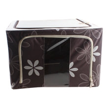 Load image into Gallery viewer, 66L 50x40x33cm Large Storage case folding Organizer durable 600d oxford cloth &Steel Frame inside collapsible Snacks Storage Box