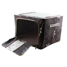 Load image into Gallery viewer, 66L 50x40x33cm Large Storage case folding Organizer durable 600d oxford cloth &Steel Frame inside collapsible Snacks Storage Box