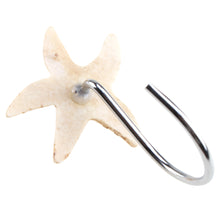 Load image into Gallery viewer, AGPTEK 12 PCS DECORATIVE Seashell Shower Curtain Hooks Bathroom Beach Shell Decor