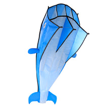 Load image into Gallery viewer, 3D Kite Huge Frameless Soft Parafoil Giant Dolphin Blue
