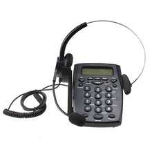 Load image into Gallery viewer, AGPtek Call Center Dialpad Headset Telephone with Tone Dial Key Pad & REDIAL