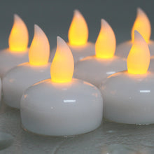 Load image into Gallery viewer, AGPtek Lot 12 LED Floating Tea Waterproof Wedding Party Floral Decoration flameless Candle