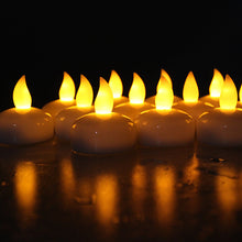 Load image into Gallery viewer, AGPtek Lot 12 LED Floating Tea Waterproof Wedding Party Floral Decoration flameless Candle