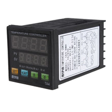 Load image into Gallery viewer, DIN 1/16 TA4-RNR AC/DC Digital PID Temperature Controller Dual Display 1 Alarm
