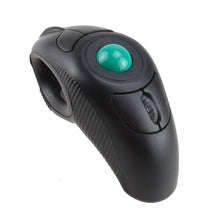 Load image into Gallery viewer, Wireless Finger HandHeld USB Mouse Mice Trackball Mouse with Laser Pointer