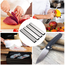 Load image into Gallery viewer, Kitchen Chef Knife Sharpener Fixed Rotation Angle with 4 Whetstones