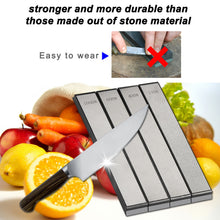 Load image into Gallery viewer, Kitchen Chef Knife Sharpener Fixed Rotation Angle with 4 Whetstones