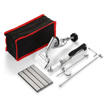 Load image into Gallery viewer, Kitchen Chef Knife Sharpener Fixed Rotation Angle with 4 Whetstones