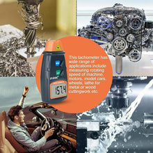 Load image into Gallery viewer, AGPtek Professional Digital Laser Photo Tachometer Non Contact RPM Tach Auto