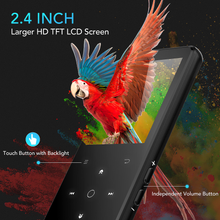 Load image into Gallery viewer, Bluetooth 4.0 MP3 Player with 2.4 Inch TFT Color Screen Lossless Sound Music Player