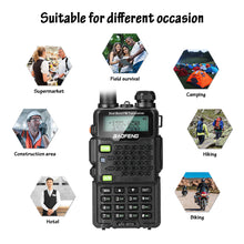 Load image into Gallery viewer, BAOFENG UV-5R5 VHF/UHF Dual Band Two Way Ham Radio Transceiver Walkie Talkie