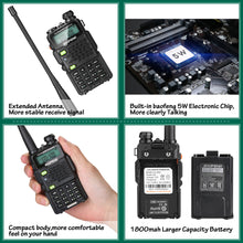 Load image into Gallery viewer, BAOFENG UV-5R5 VHF/UHF Dual Band Two Way Ham Radio Transceiver Walkie Talkie