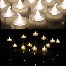 Load image into Gallery viewer, AGPtEK Timer Flickering Flameless LED Candles Battery-Operated Tealights for Party Home Decoration 24pcs(Warm White)
