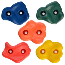 Load image into Gallery viewer, 20x Climbing Wall Holds 40x T-nut Bolt Rock Wall Indoor Outdoor Playground Set