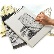 Load image into Gallery viewer, 2 Pack Spiral Sketch Book 9X12" Pad 100 Sheets Drawing Paper Pencil Pastel New