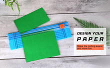 Load image into Gallery viewer, AGPTEK 12" A4 Paper Trimmer Cutter Picture Cutting Label Design Photos Blue