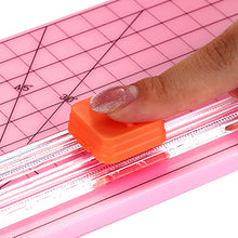 Load image into Gallery viewer, AGPTEK 12" A4 Paper Trimmer Cutter Picture Cutting Label Design Photos Pink