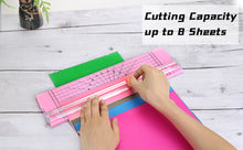 Load image into Gallery viewer, AGPTEK 12" A4 Paper Trimmer Cutter Picture Cutting Label Design Photos Pink