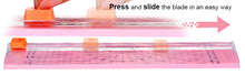 Load image into Gallery viewer, AGPTEK 12" A4 Paper Trimmer Cutter Picture Cutting Label Design Photos Pink