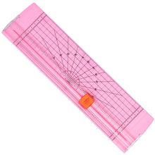 Load image into Gallery viewer, AGPTEK 12" A4 Paper Trimmer Cutter Picture Cutting Label Design Photos Pink