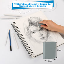 Load image into Gallery viewer, Sketch Drawing Tools Blending Stumps Set Sandpaper Pencil Sharpeners Erasers Bag
