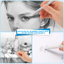 Load image into Gallery viewer, Sketch Drawing Tools Blending Stumps Set Sandpaper Pencil Sharpeners Erasers Bag