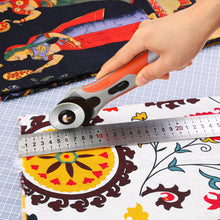Load image into Gallery viewer, 45mm Rotary Cutter 8 Replacement Blades for Cutting Fabric Papers Foams Leathers