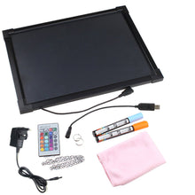 Load image into Gallery viewer, 16x12" LED Flashing Illuminated Erasable Neon Sign Remote Message Menu Writing