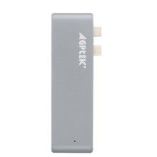 Load image into Gallery viewer, 6 in 1 Type-C USB-C Hub Adapter Dual USB 3.0 Port Thunderbolt 3 for MacBook Pro