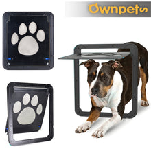 Load image into Gallery viewer, OWNPETS Pet Dog Screen Door Magnetic Flap Screen Automatic Lockable Gate 12*14in