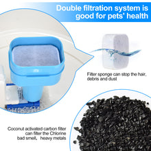 Load image into Gallery viewer, Ownpets® Pets Drinking Fountain, Active Oxygen Cycle Two Drinking Area 3L/0.8Gallon Capacity