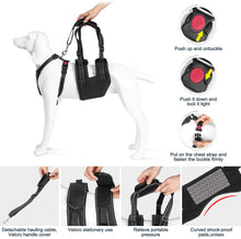 Load image into Gallery viewer, Size L Support Harness Set Adjustable Chest Sling Strap for Elderly Disable Dog